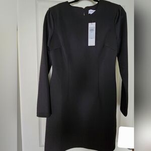 Elegant Black Long Sleeve Dress